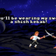 Illustration for article titled Fight (Like A Cow) Through All Of Monkey Island's Swordfights Right In Your Browser